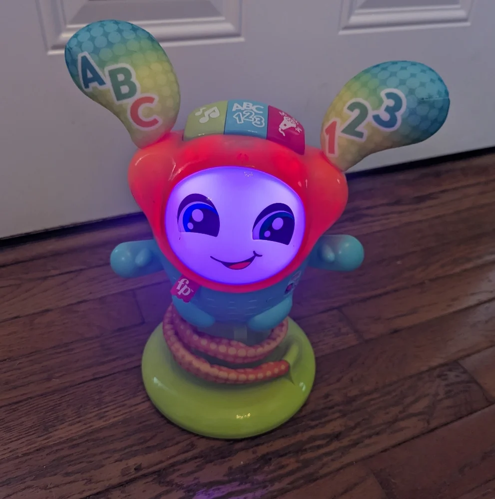 Fisher Price Baby Toddler Learning Toy DJ Bouncin’ Star Music‎ Orange 3 Levels